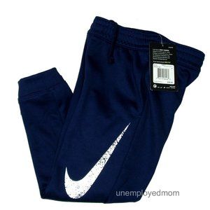 Boys Nike Pants Therma Fleece Performance Sports Athletic Active Wear Trousers